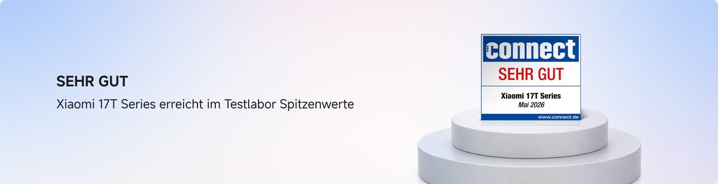Die Xiaomi 17T-Serie hat im Testlabor sehr gute Bewertungen erhalten und wurde als "sehr gut" eingestuft.