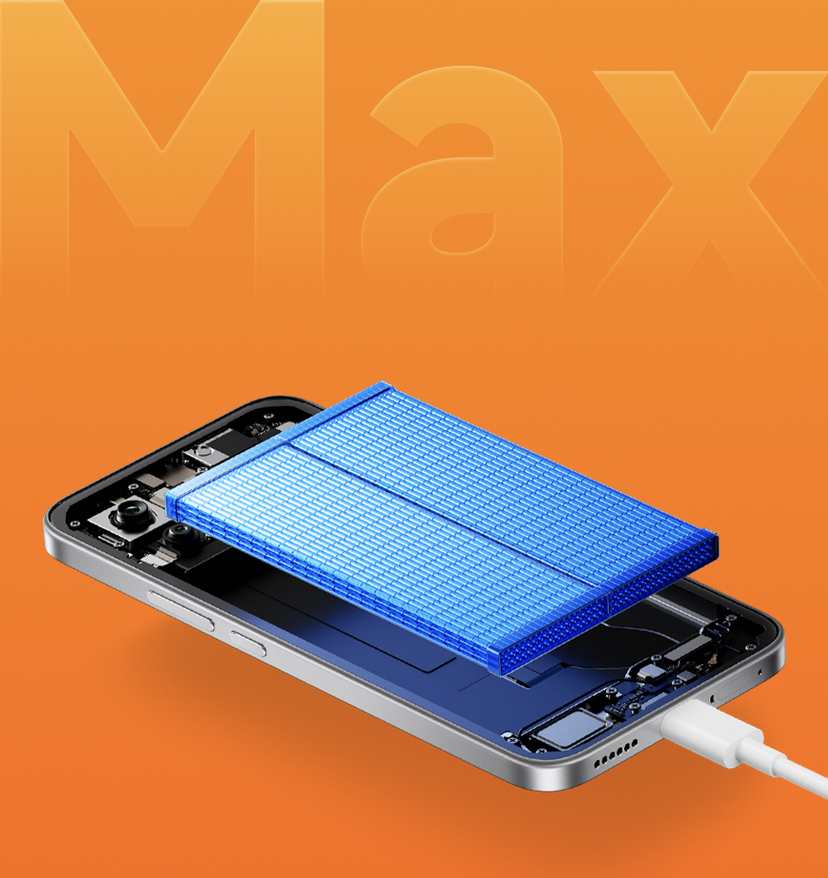 9210-mAh-Akku ¹ mit 100W HyperCharge ²