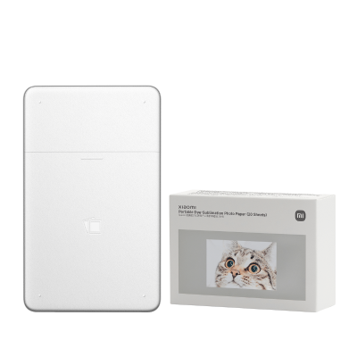 Photo Printer + Paper (20 sheets)