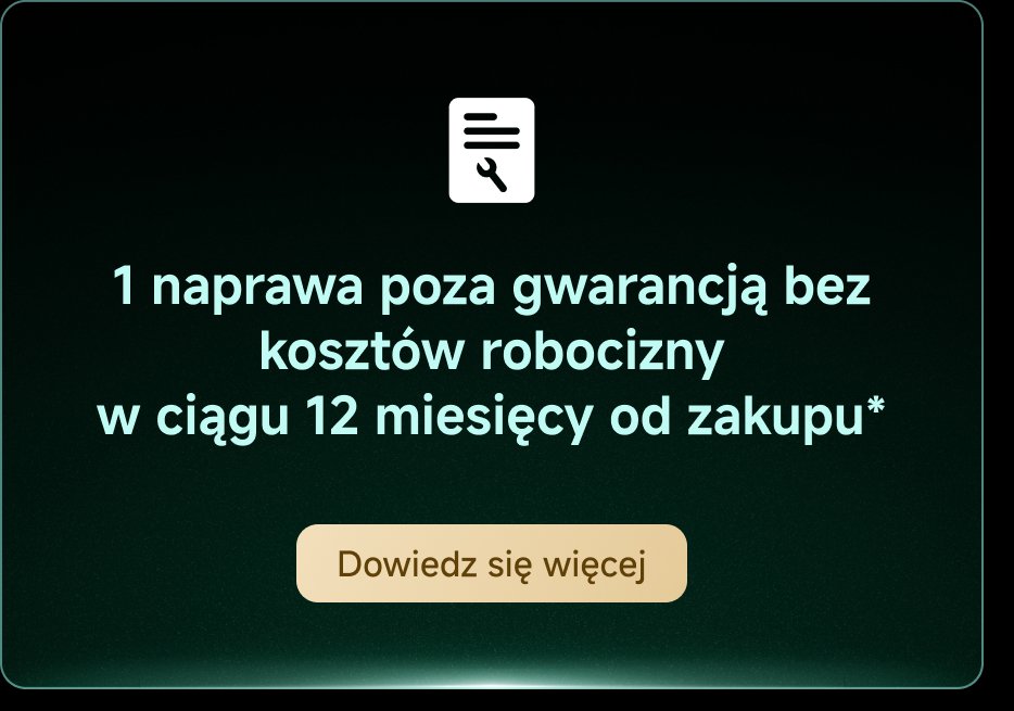 1 repair outside the warranty without labor costs within 12 months from the purchase*
Learn more