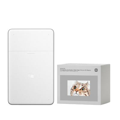 Photo Printer + Photo Paper Stickers (50 Sheets)