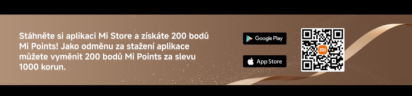 Stáhněte si aplikaci Mi Store a získejte 200 bodů Mi Points! Jako odměnu za stažení aplikace můžete vyměnit 200 bodů Mi Points za slevu 1000 korun.