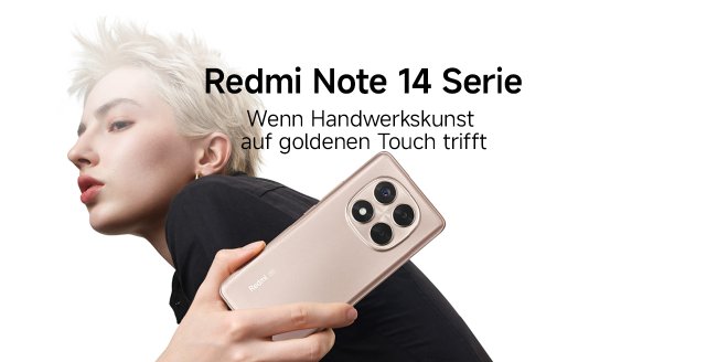 Video Cover Image Die Redmi Note 14 Serie erstrahlt in Sand Gold