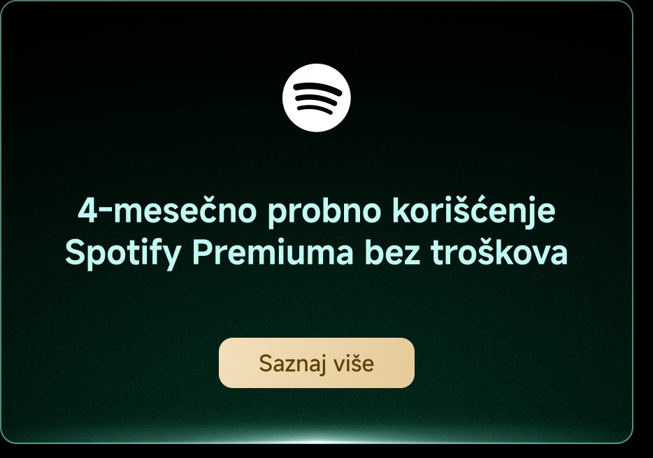 4-mesečno probno korišćenje Spotify Premium bez troškova. Saznajte više.