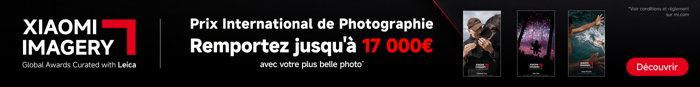 Le prix international de photographie Xiaomi Imagery, d'une valeur allant jusqu'à 17 000 euros. Nous vous invitons à participer au concours avec vos plus belles photos, en collaboration avec Leica.