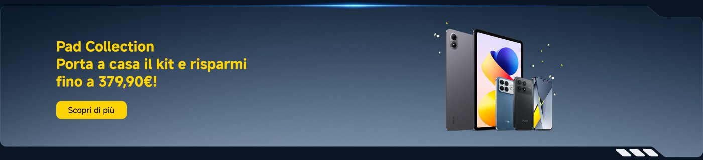 Promozione della Collezione Pad, porta a casa il kit di dispositivi, risparmia fino a 379,90€! Clicca per saperne di più.