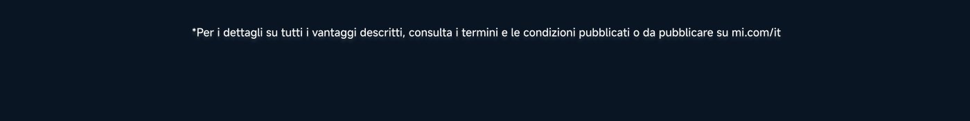 Scarica l'app Mi Store e ottieni 50 Mi Point, puoi scoprire tutte le offerte e i vantaggi esclusivi! Qui sotto ci sono i link per il download di Google Play e App Store.