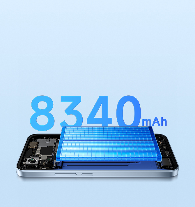 Baterija od 8340 mAh¹ sa 67W HyperCharge²