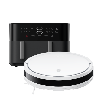 Xiaomi Dual Zone Air Fryer 10L & Xiaomi Robot Vacuum E12