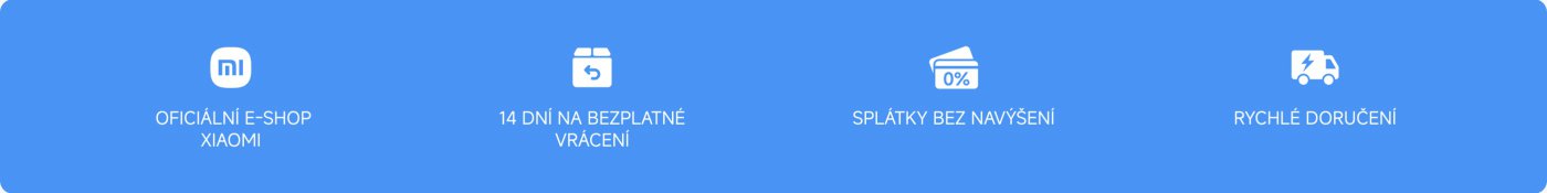 Oficiální e-commerce Xiaomi, nabízí 14denní bezplatné vrácení, užijte si 0% splátkový prodej a rychlou doručovací službu.