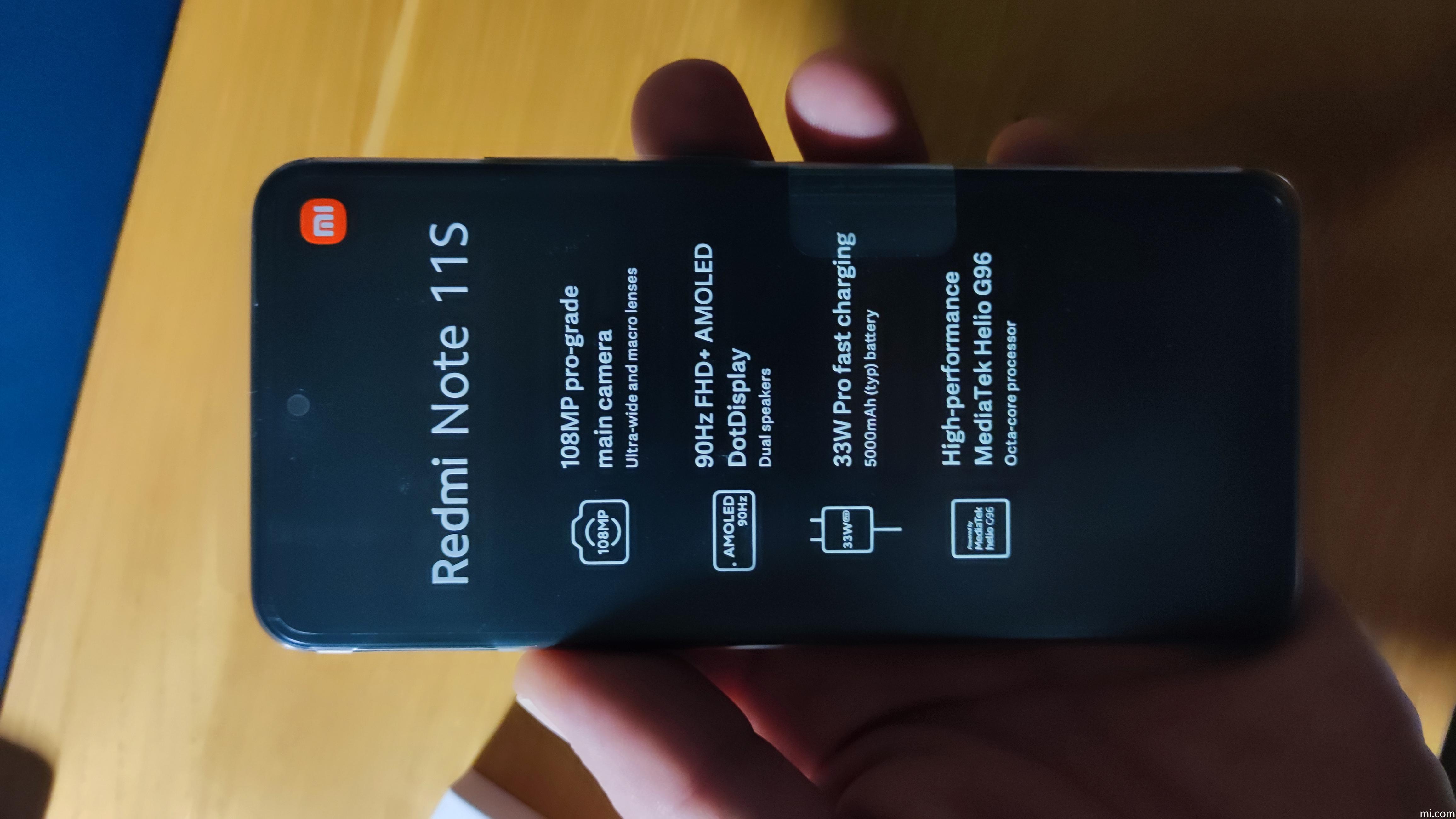 Xiaomi Redmi Note 11S Smartphone,6GB RAM 128GB ROM,6.43 AMOLED  DotDisplay,procesador MediaTek Helio G96,cámara cuádruple AI de 108MP  (Gris) : : Electrónica