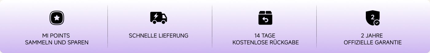 "MI POINTS SAMMELN UND SPAREN "SCHNELLE LIEFERUNG  "14 TAGE KOSTENLOSE RÜCKGABE 2 JAHRE OFFIZIELLE GARANTIE 