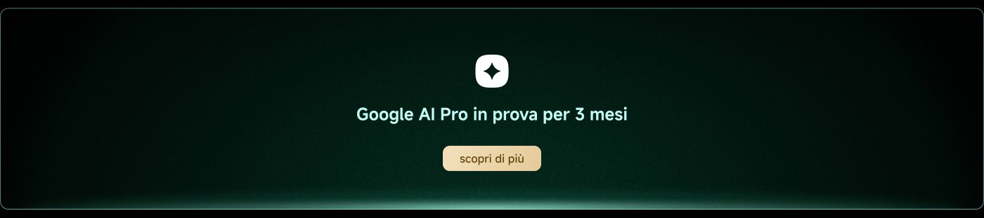 Google AI Pro in prova per 3 mesi. Scopri di più.