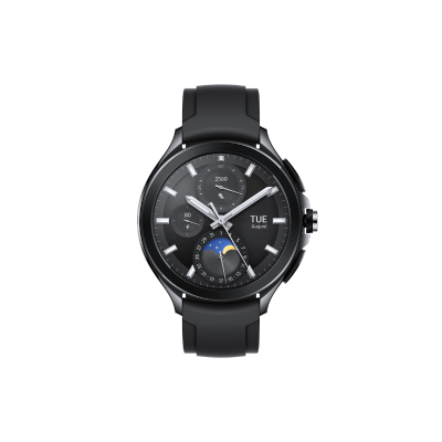 Xiaomi Watch 2 Pro - 4G LTE Black Case with Black Fluororubber Strap