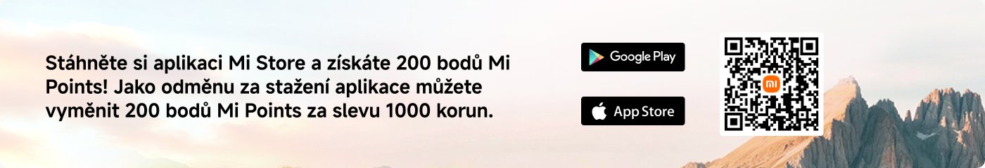 Stáhněte si aplikaci Mi Store a získejte 200 bodů Mi Points! Jako odměnu za stažení aplikace můžete vyměnit 200 bodů Mi Points za slevu 1000 korun.