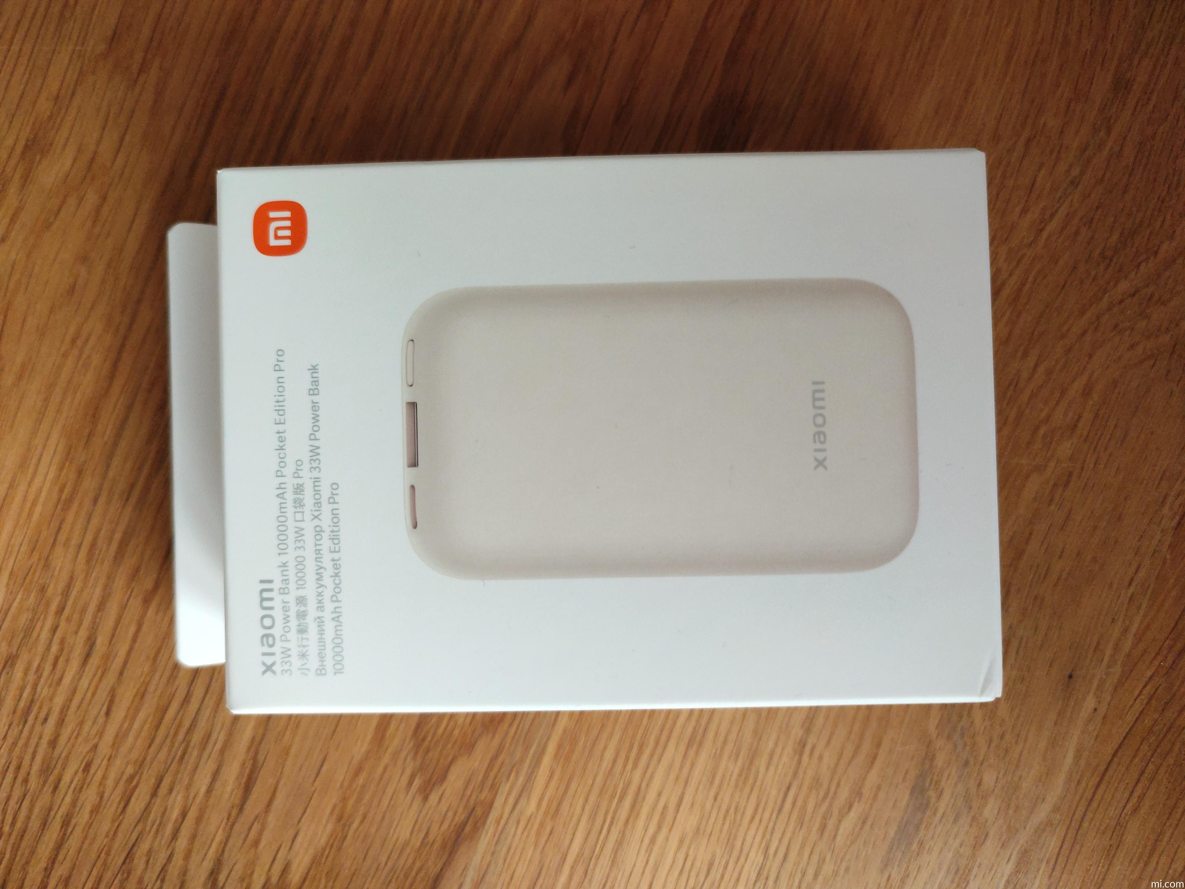 Powerbank Xiaomi 33W 10000mAh Pocket Edition Pro Ivory 10 000mah