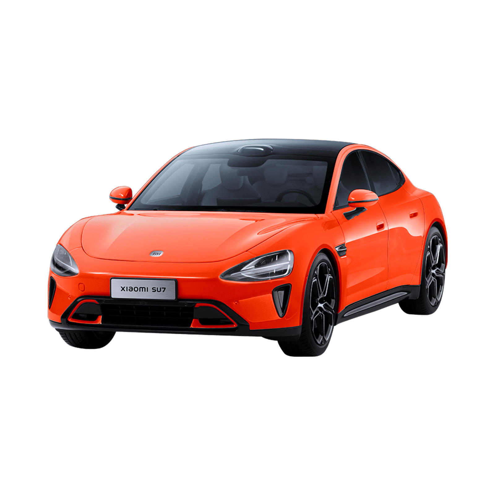 Xiaomi SU7 1/18 Die-cast Model Car Lava Orange