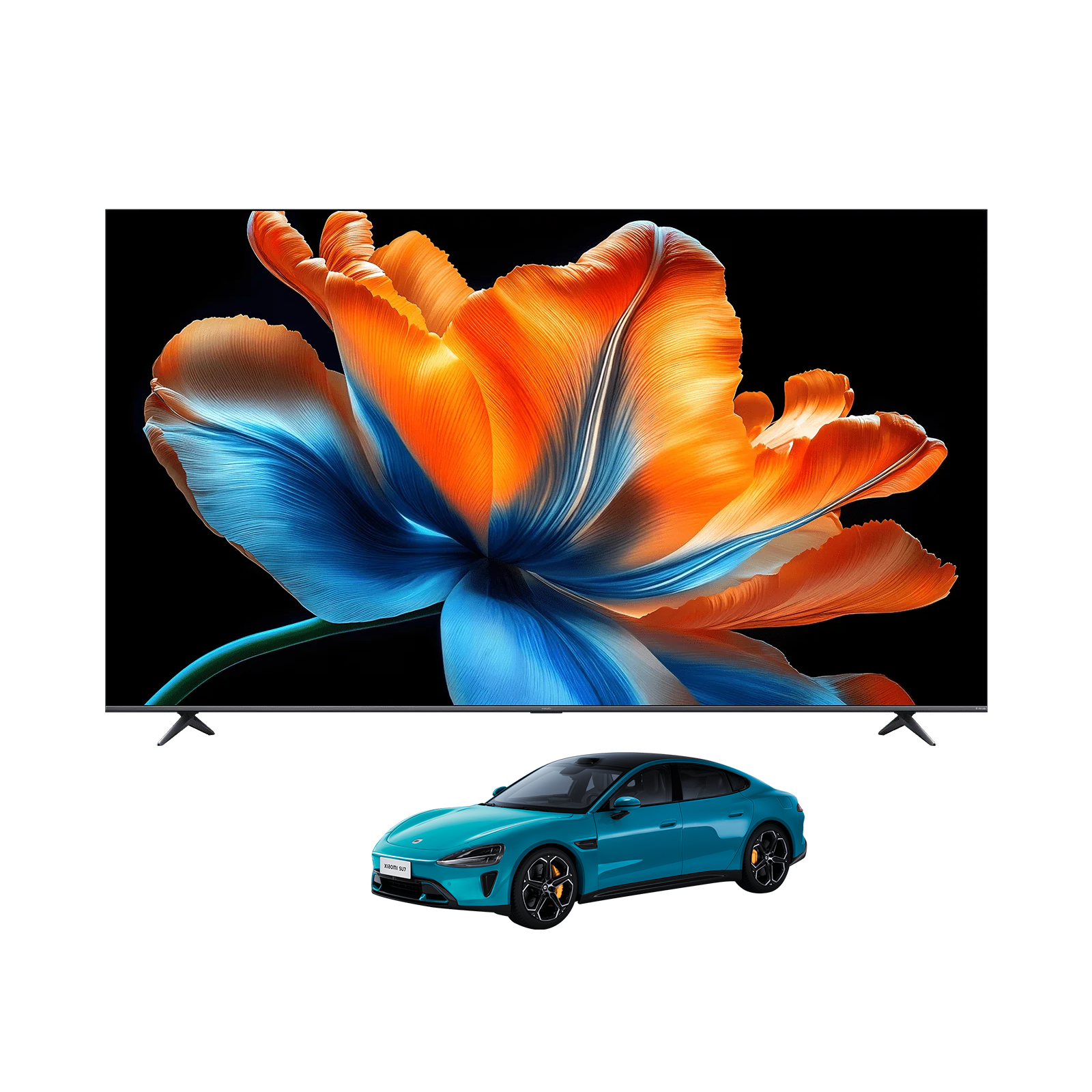 Xiaomi TV S Mini LED 55/65/75/85/98 2026 + Xiaomi SU7 1/18 Die-cast Model Car