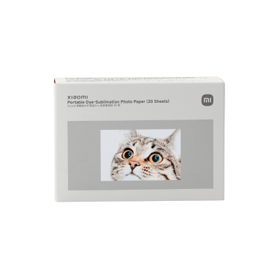 Xiaomi Portable Dye-Sublimation Photo Paper (20 Sheets)