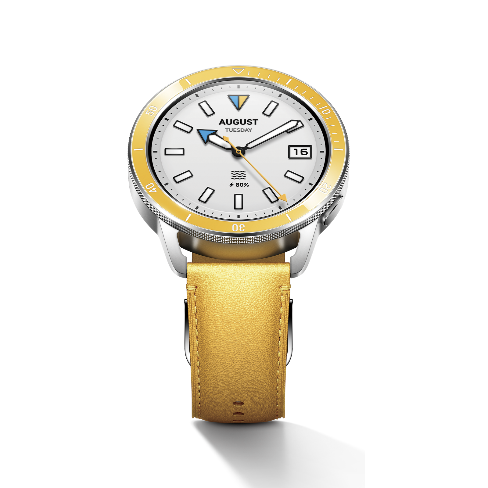Xiaomi Watch Bezel Amarillo Cromado