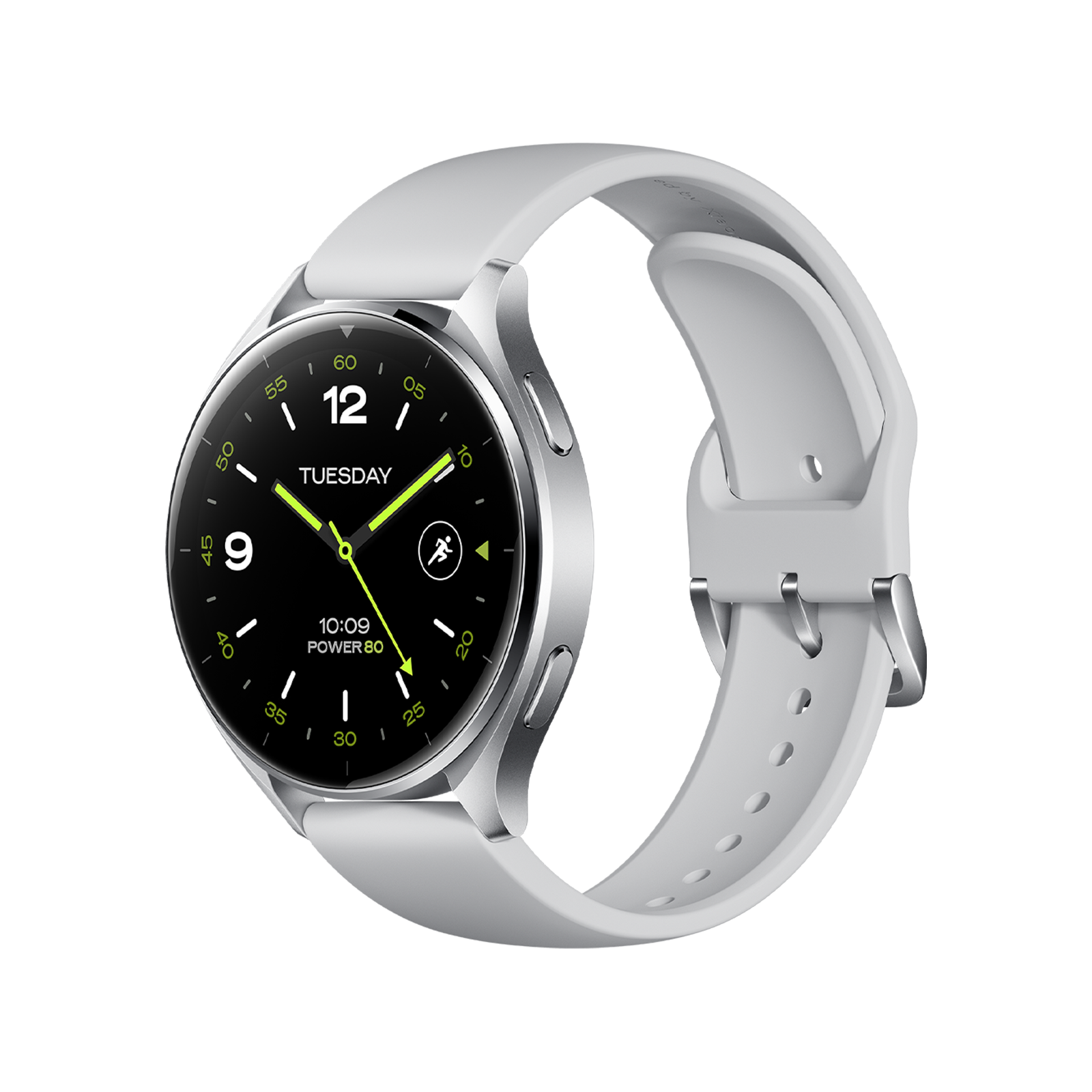 Xiaomi Watch 2 Silver Case With Gray TPU Strap