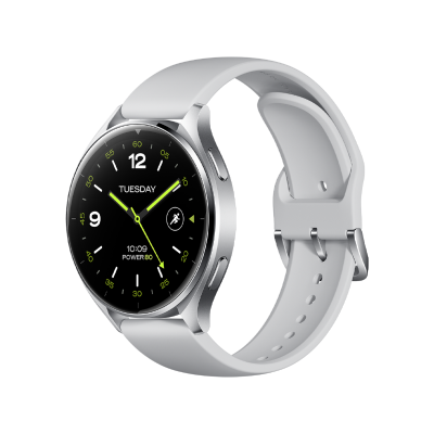 Xiaomi Watch 2 Silver Case With Gray TPU Strap