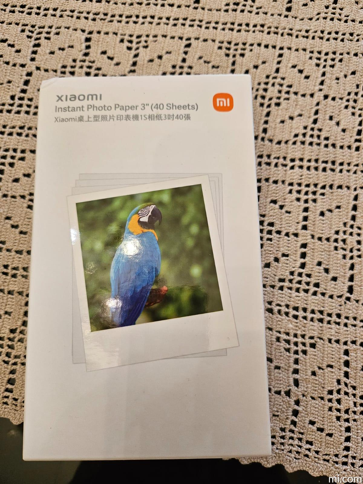 Xiaomi Instant Photo Paper 6 - Carta Per Stampante 1S, 40 Fogli, Bianco, Doppio Strato Alta Qualità - Foto 5