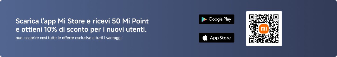 Download the Mi Store app and receive 50 Mi Points and get a 10% discount for new users. You can discover all exclusive offers and all the benefits!