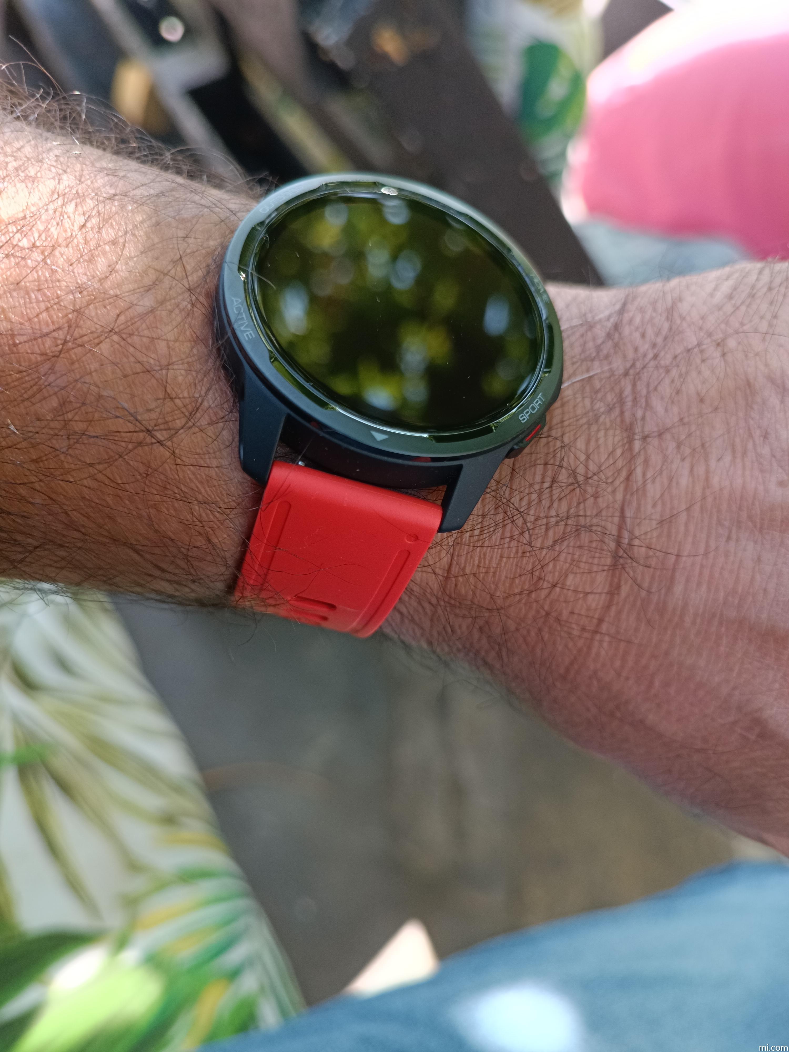 Correa para el Xiaomi Watch S1 Active / Watch Color 2 46mm, de Silicona  Texturizada y Ajustable - coral - Spain