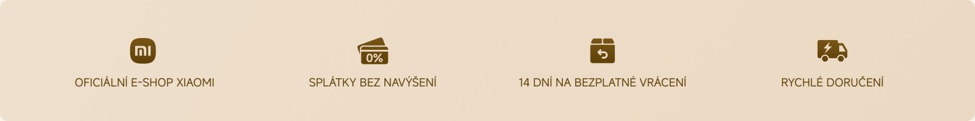 Oficiální e-shop Xiaomi nabízí beznavýšené splátky, 14 dní na bezplatné vracení a rychlé doručení.