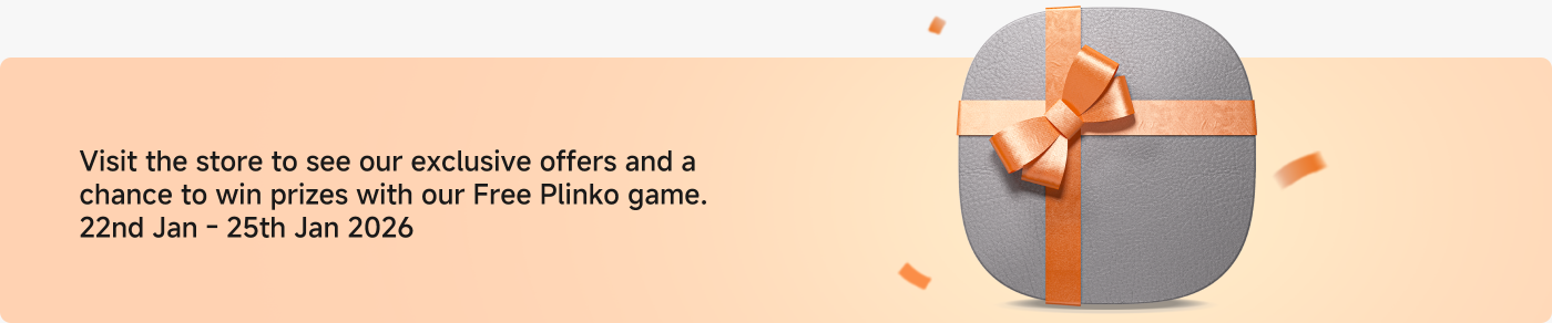 Visit the store to see our exclusive offers and a chance to win prizes with our Free Plinko game. 22nd Jan - 25th Jan 2026.