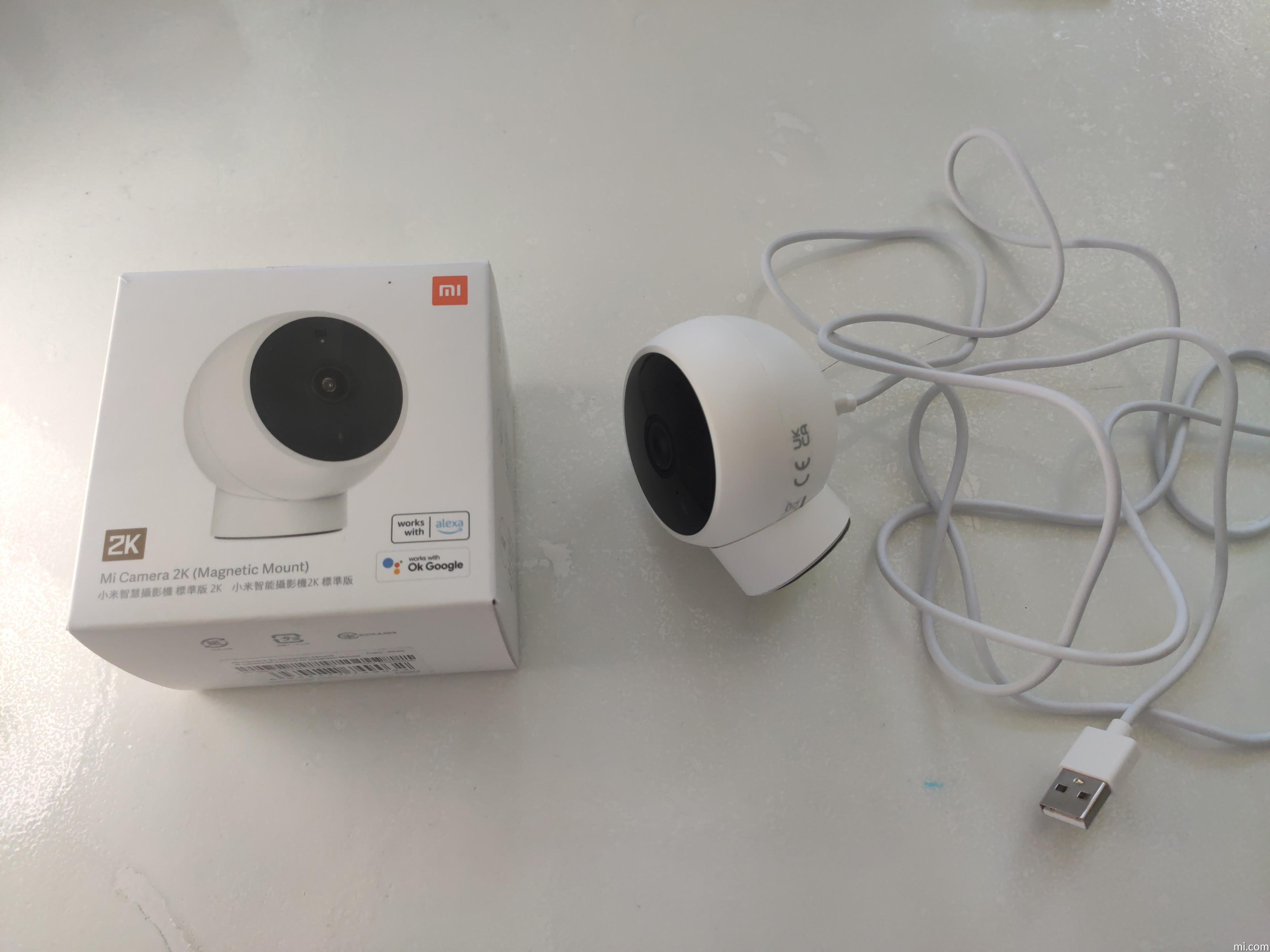 Caméra IP intérieur Xiaomi Mi Camera 2K Magnetic Mount IR (Blanc