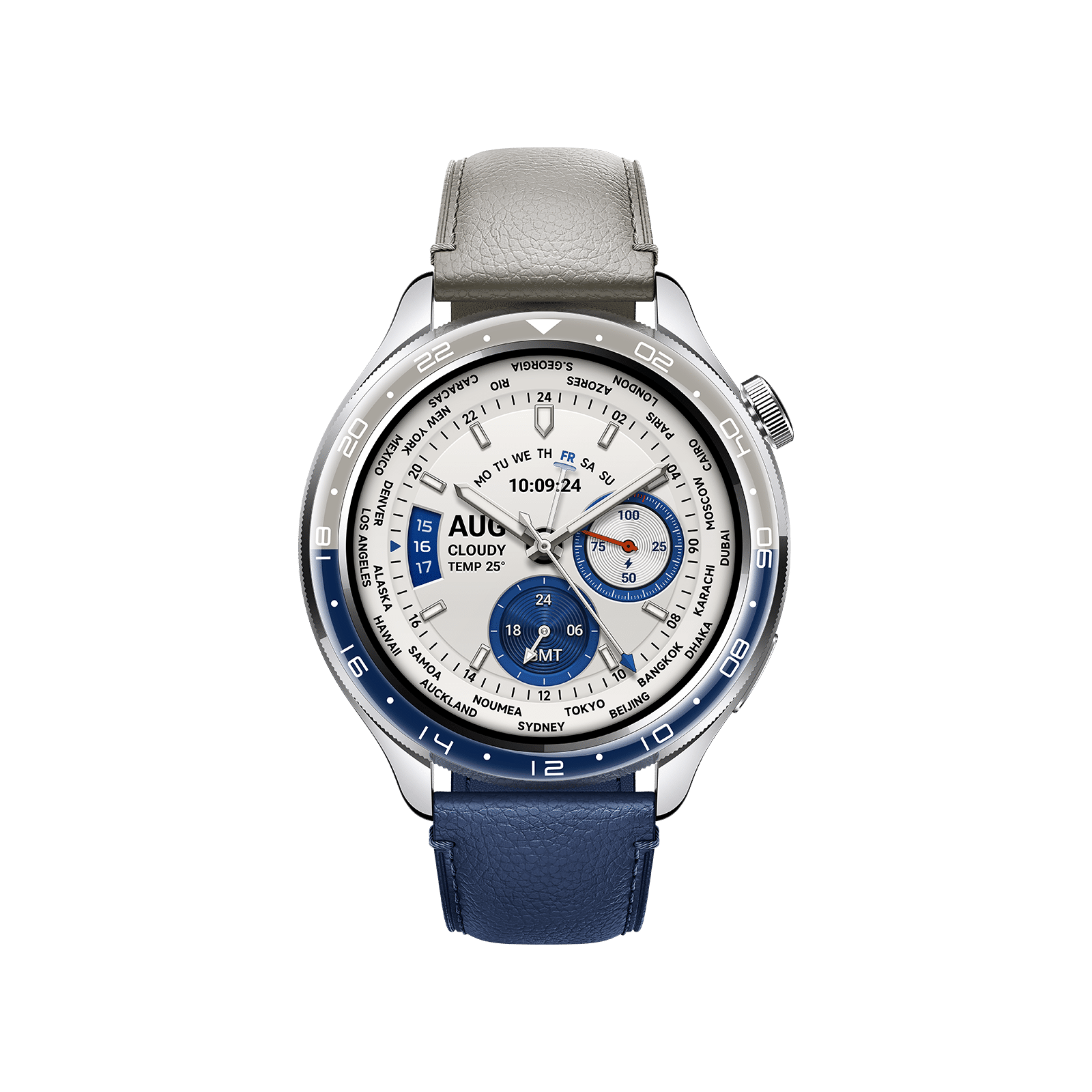 Xiaomi Watch S4 Bezel and Strap Kit Cerámica en dos tonos (azul y gris)