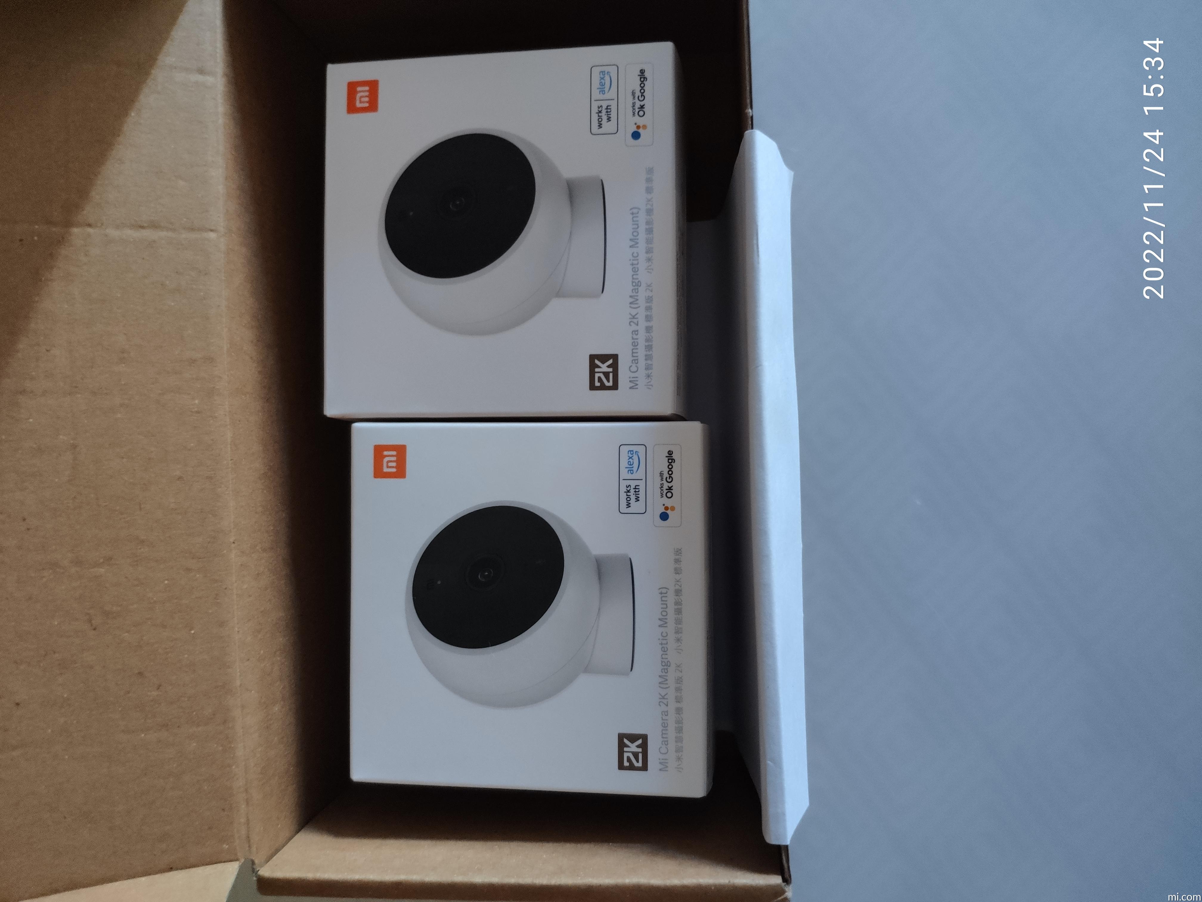 Cámara de Videovigilancia Xiaomi Mi Camera 2K Montura Magnét