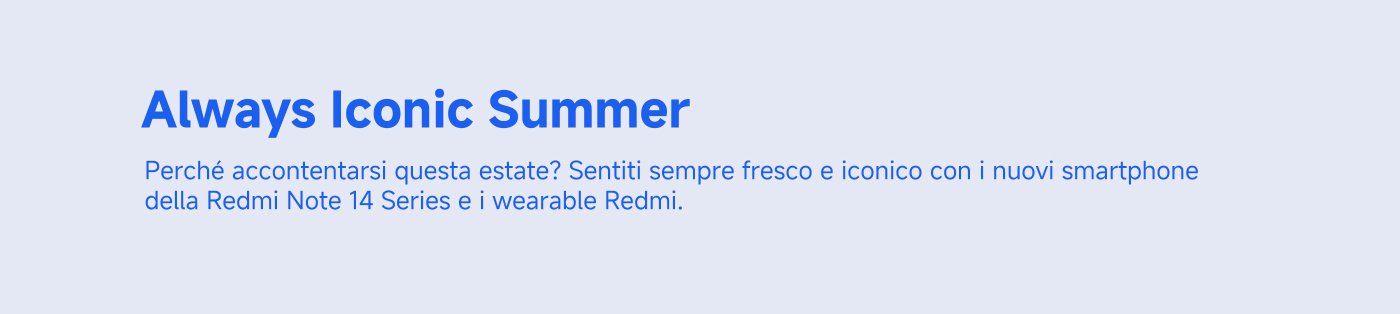 Always Iconic - La tua estate è qui