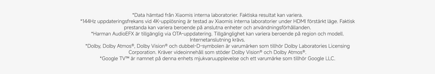 För information om alla ovanstående förmåner, vänligen se de villkor som publicerats eller kommer att publiceras på https://www.mi.com/se/