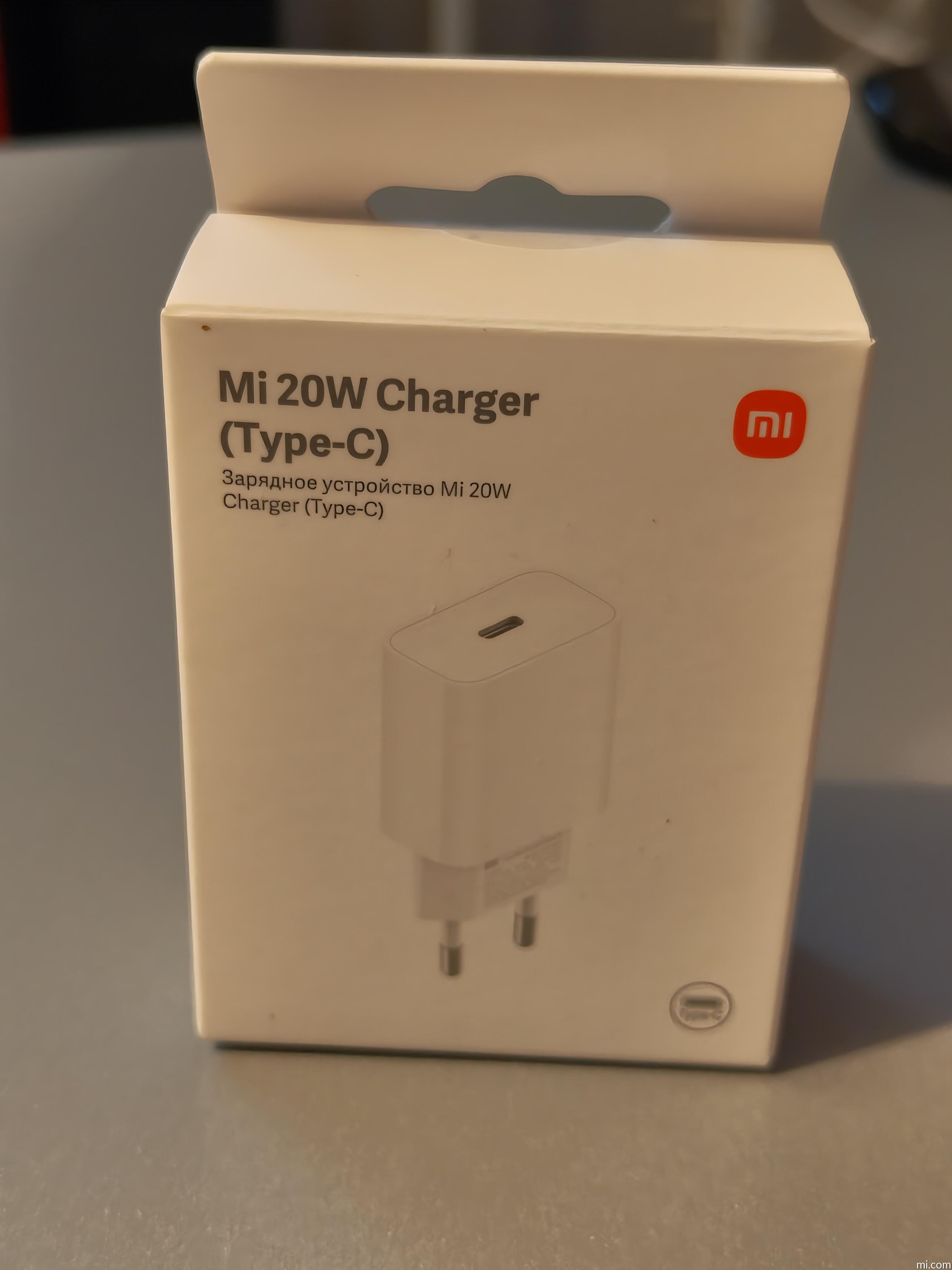 Xiaomi Mi Fast Charger Cargador USB-C 20W Blanco