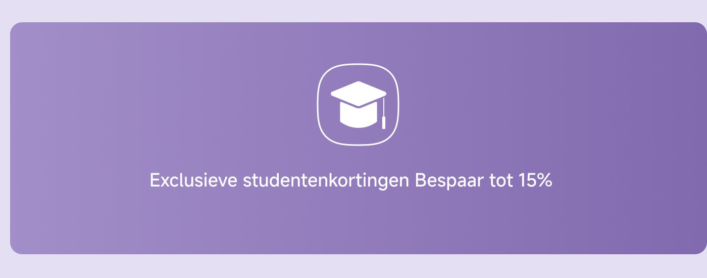 Exclusieve studentenkortingen Bespaar tot 15%