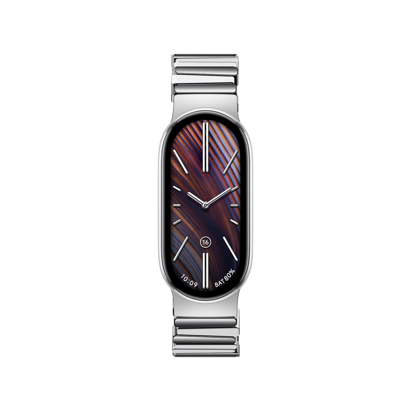 Xiaomi Smart Band 10 Straps Asymmetrical Metal Silver