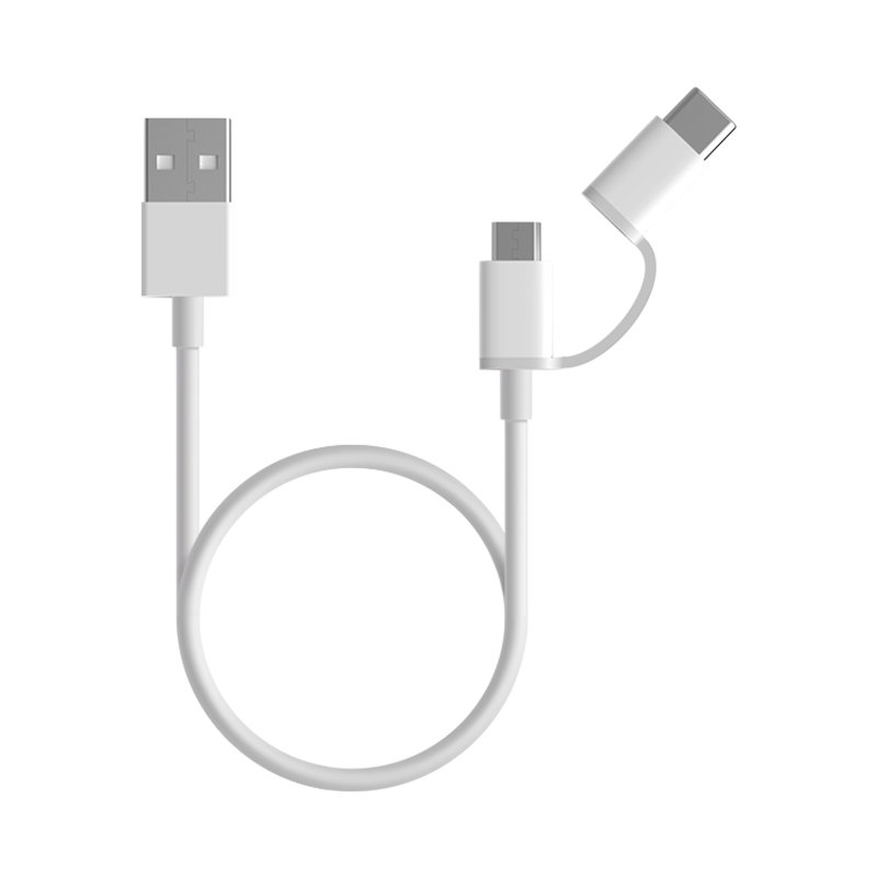 Mi 2-in-1 USB Cable (Micro USB to Type C) 100cm