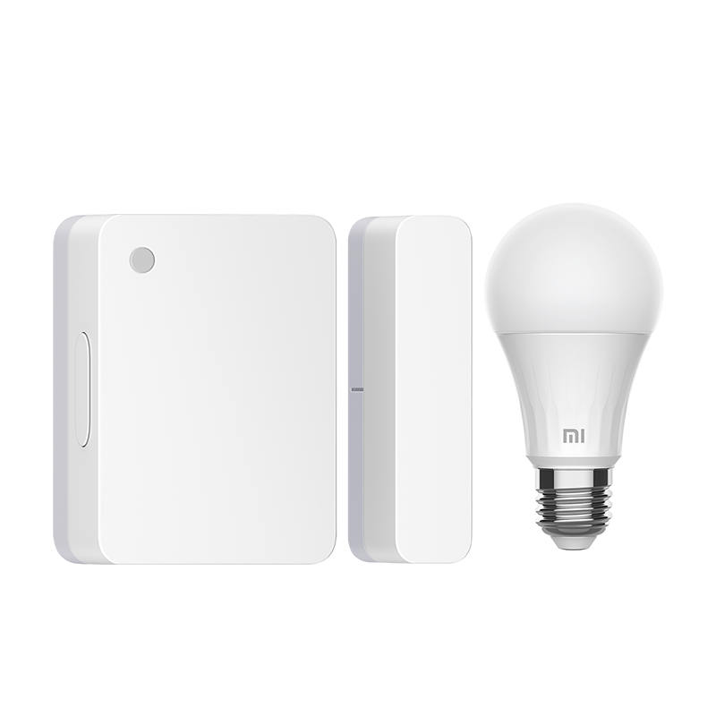 Mi Window and Door Sensor 2 + Mi Smart LED Bulb (Warm White)