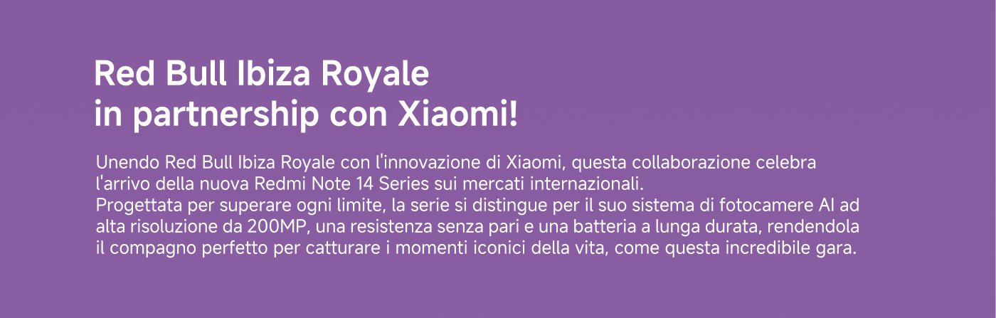 Redmi Note 14 Series x Red Bull Ibiza Royale