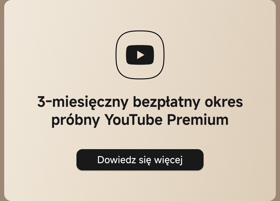 3-miesięczny bezpłatny okres próbny YouTube Premium. Dowiedz się więcej.