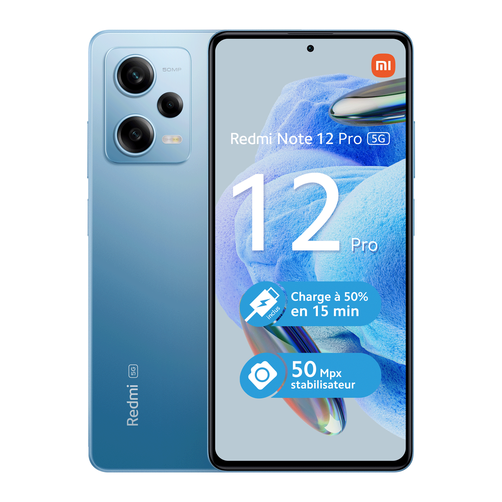 Redmi Note 12 Pro 5G Bleu Ciel 8 GO + 128 GO