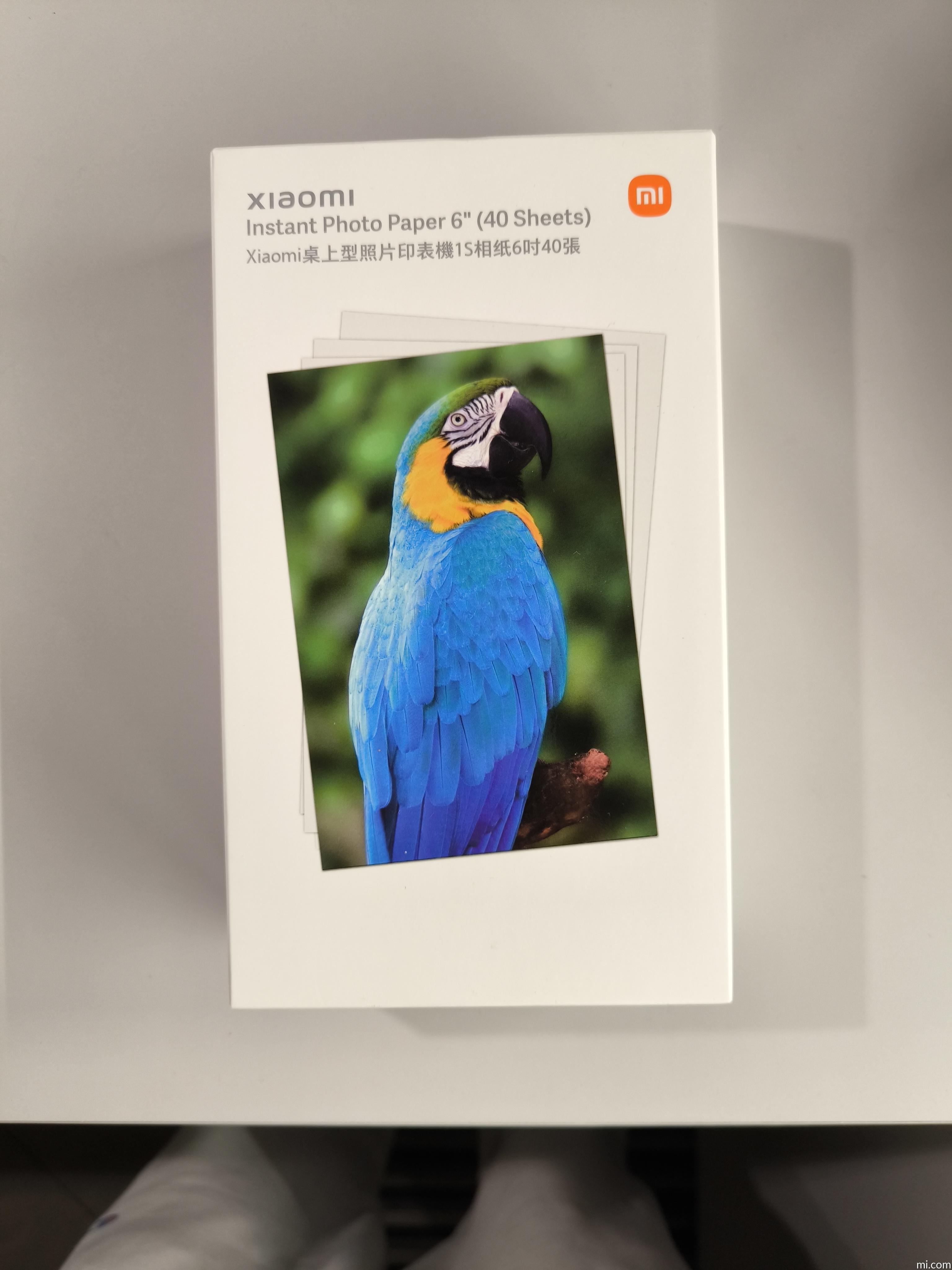 Xiaomi Instant Photo Paper 6 - Carta Per Stampante 1S, 40 Fogli, Bianco, Doppio Strato Alta Qualità - Foto 8