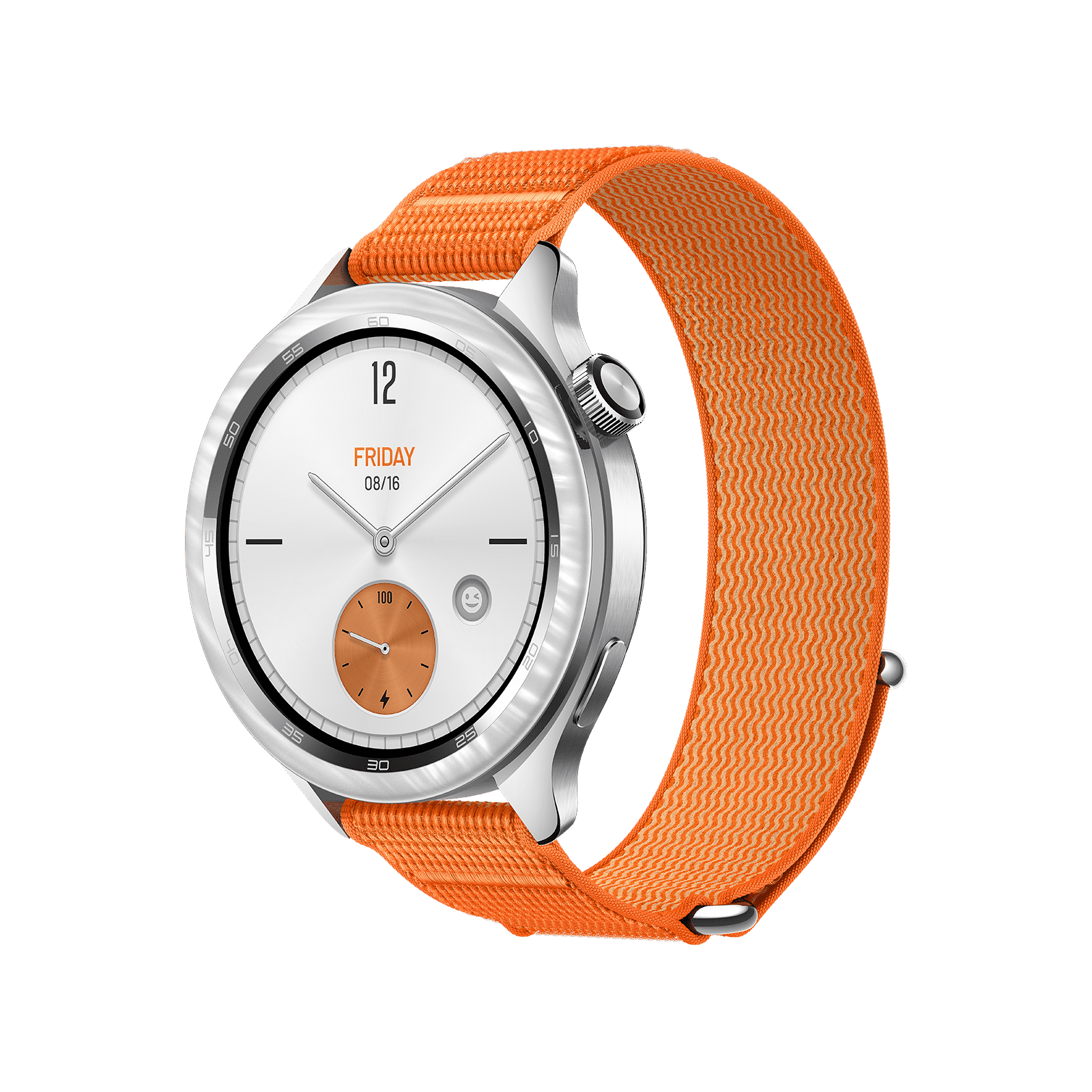 Kit Bezel et Bracelet Xiaomi Watch S4 Orange Tressé