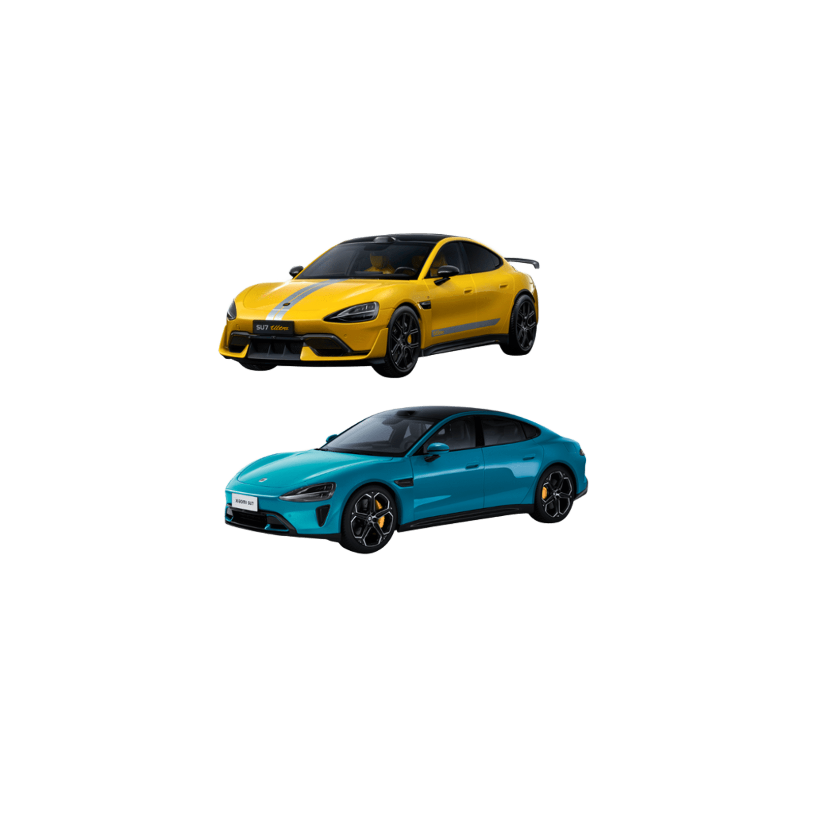 Xiaomi SU7 Ultra 1/18 Die-cast Model Car + Xiaomi SU7 1/18 Die-cast Model Car