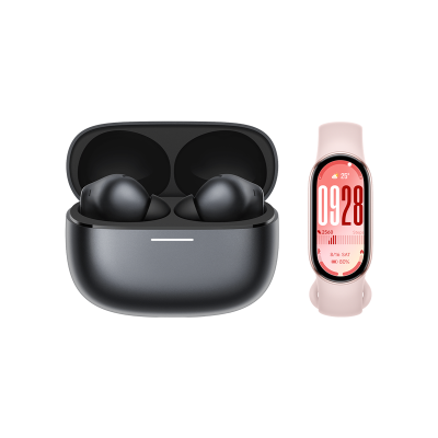 Fitness & Audio: Smart Band + Earbuds