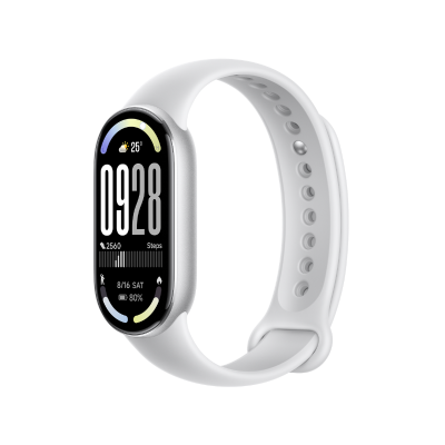 Xiaomi Smart Band 10  Gleccserezüst