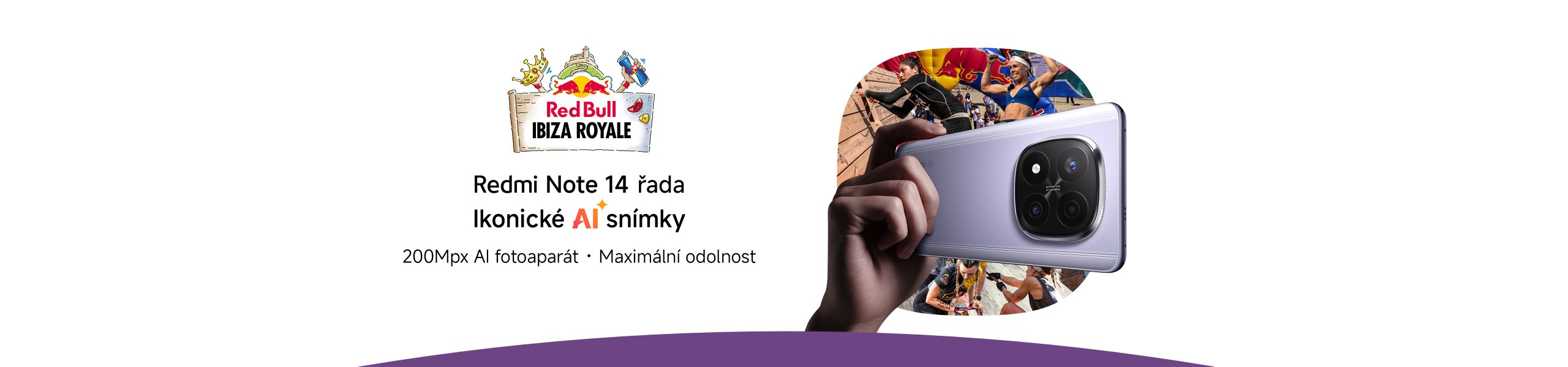 Redmi Note 14 řada x Red Bull Ibiza Royale